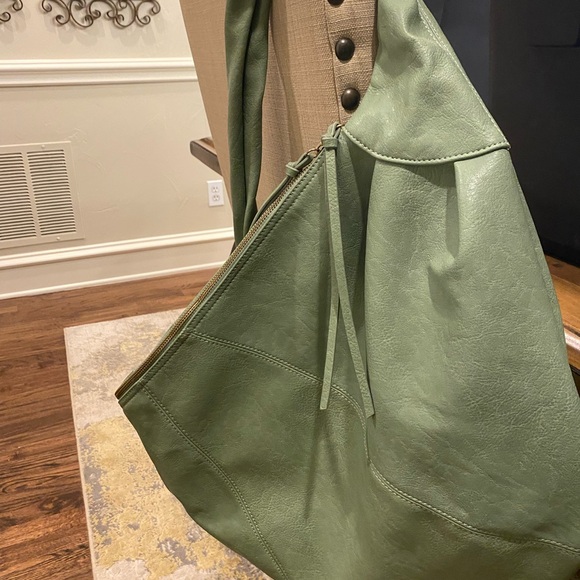 Free People NWT Slouchy Carryall in Spearmint - Picture 6 of 10